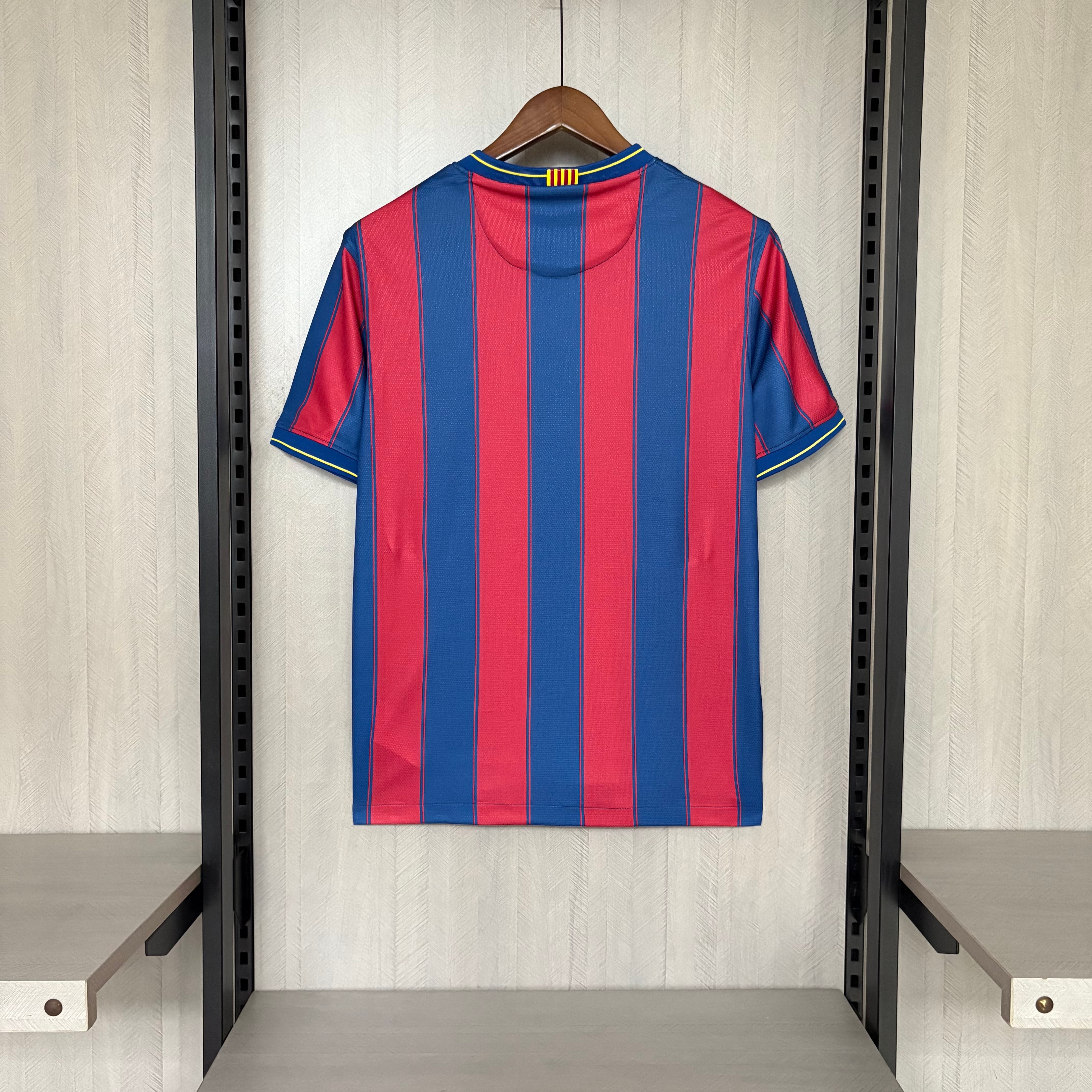 Barcelona 09/10 Mens Retro Home Jersey