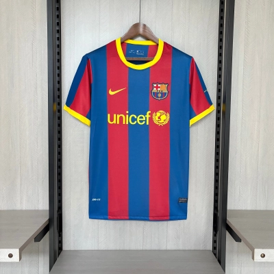 Barcelona 10/11 Mens Retro Home Jersey 01