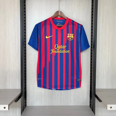 Barcelona 11/12 Mens Retro Home Jersey 01