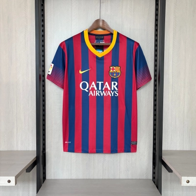 Barcelona 13/14 Mens Retro Home Jersey 01