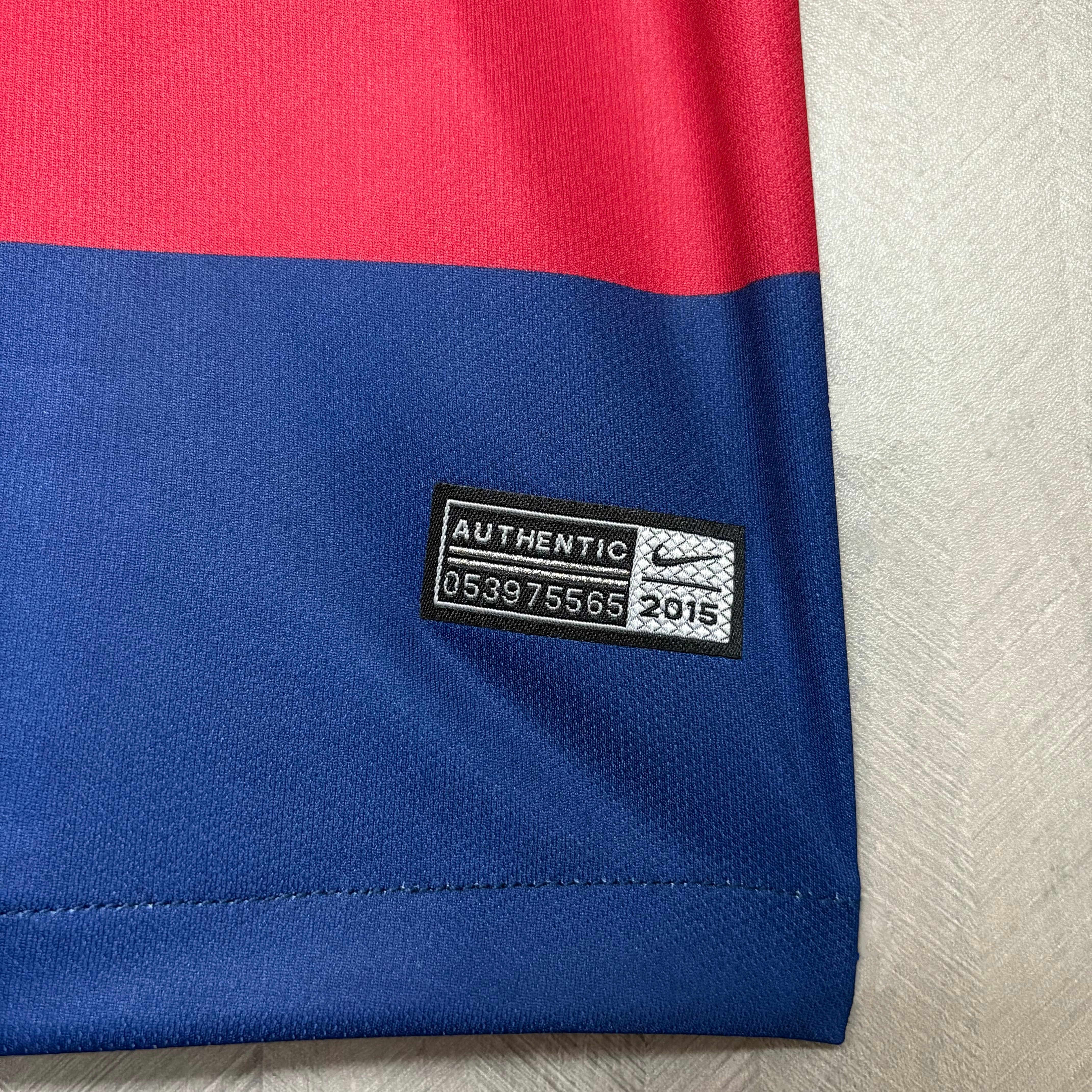 Barcelona 15/16 Mens Retro Home Jersey
