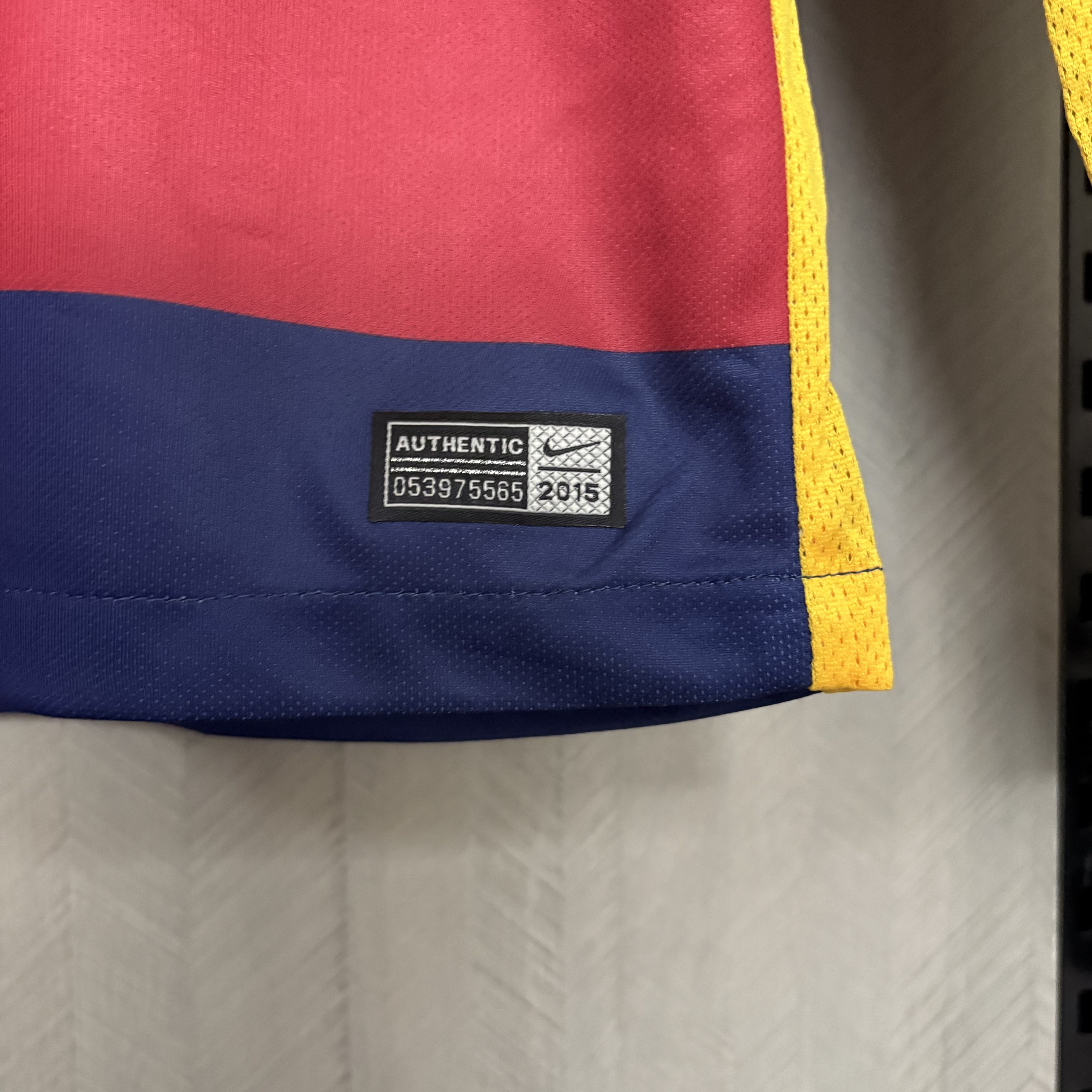 Barcelona 15/16 Mens Retro Long Sleeve Home Jersey
