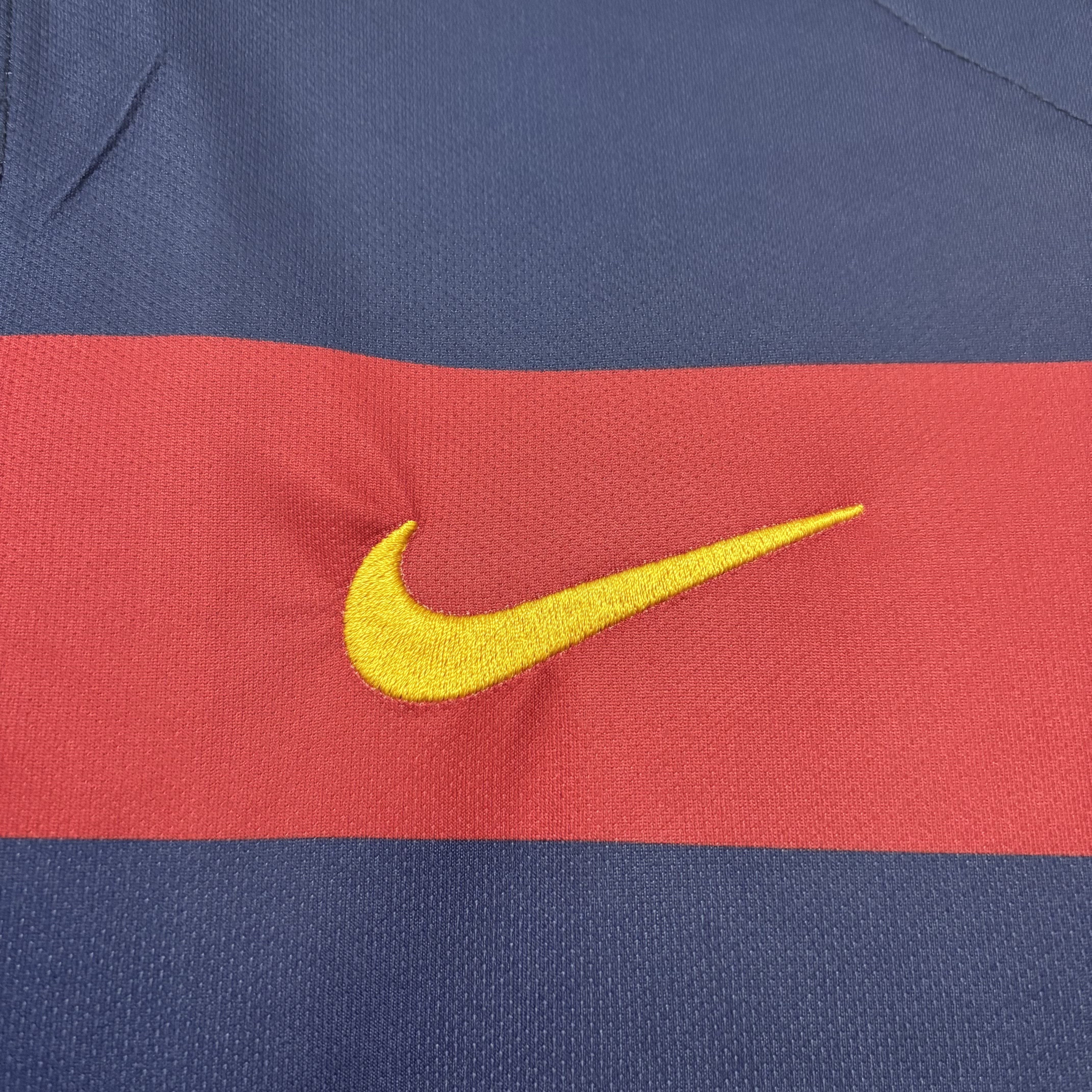 Barcelona 15/16 Mens Retro Long Sleeve Home Jersey