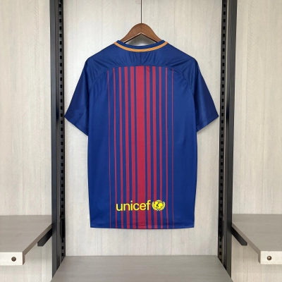 Barcelona 17/18 Mens Retro Home Jersey 02