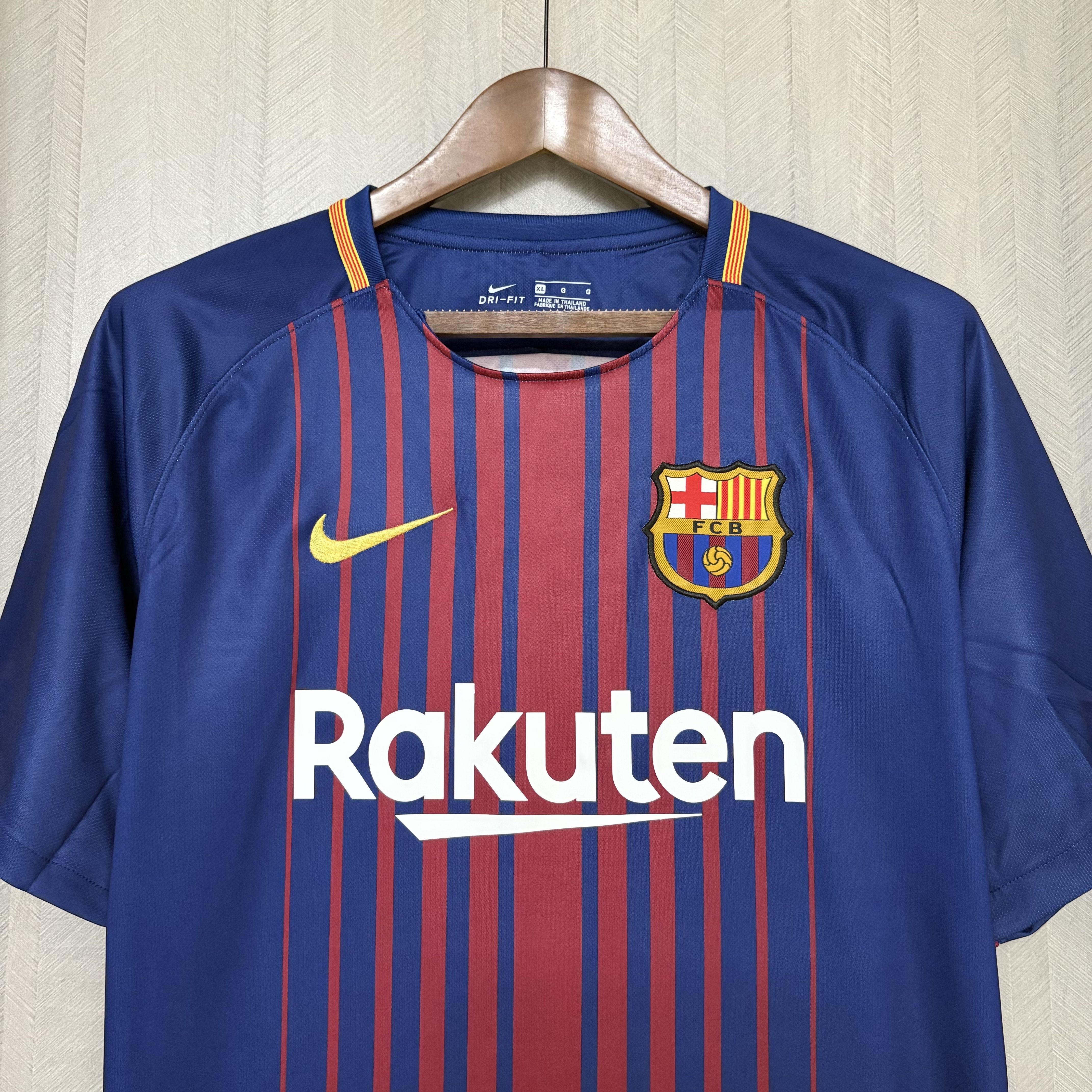 Barcelona 17/18 Mens Retro Home Jersey