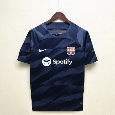 Barcelona 23/24 Mens Black Goalkeeper Jersey 01