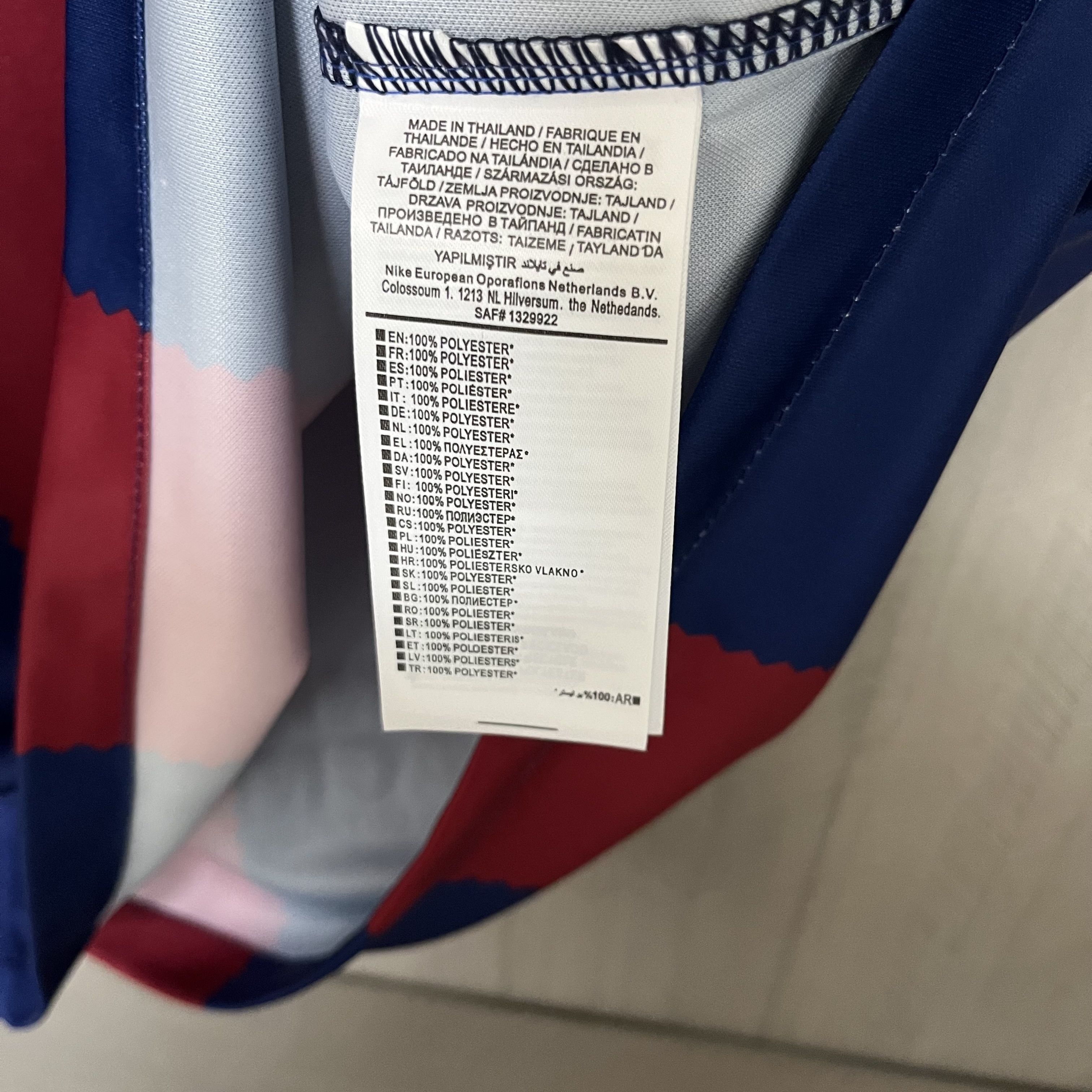 Barcelona 23/24 Mens English Version Home Jersey