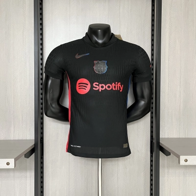 Barcelona 24/25 Mens Player Version Away Jersey 01