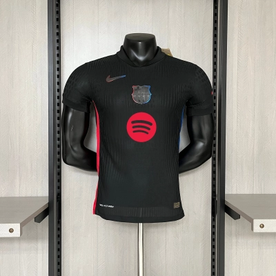 Barcelona 24/25 Mens Player Version Spotify Away Jersey 01