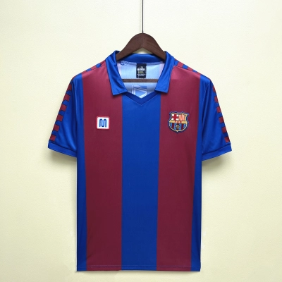 Barcelona 80/82 Mens Retro Home Jersey 01