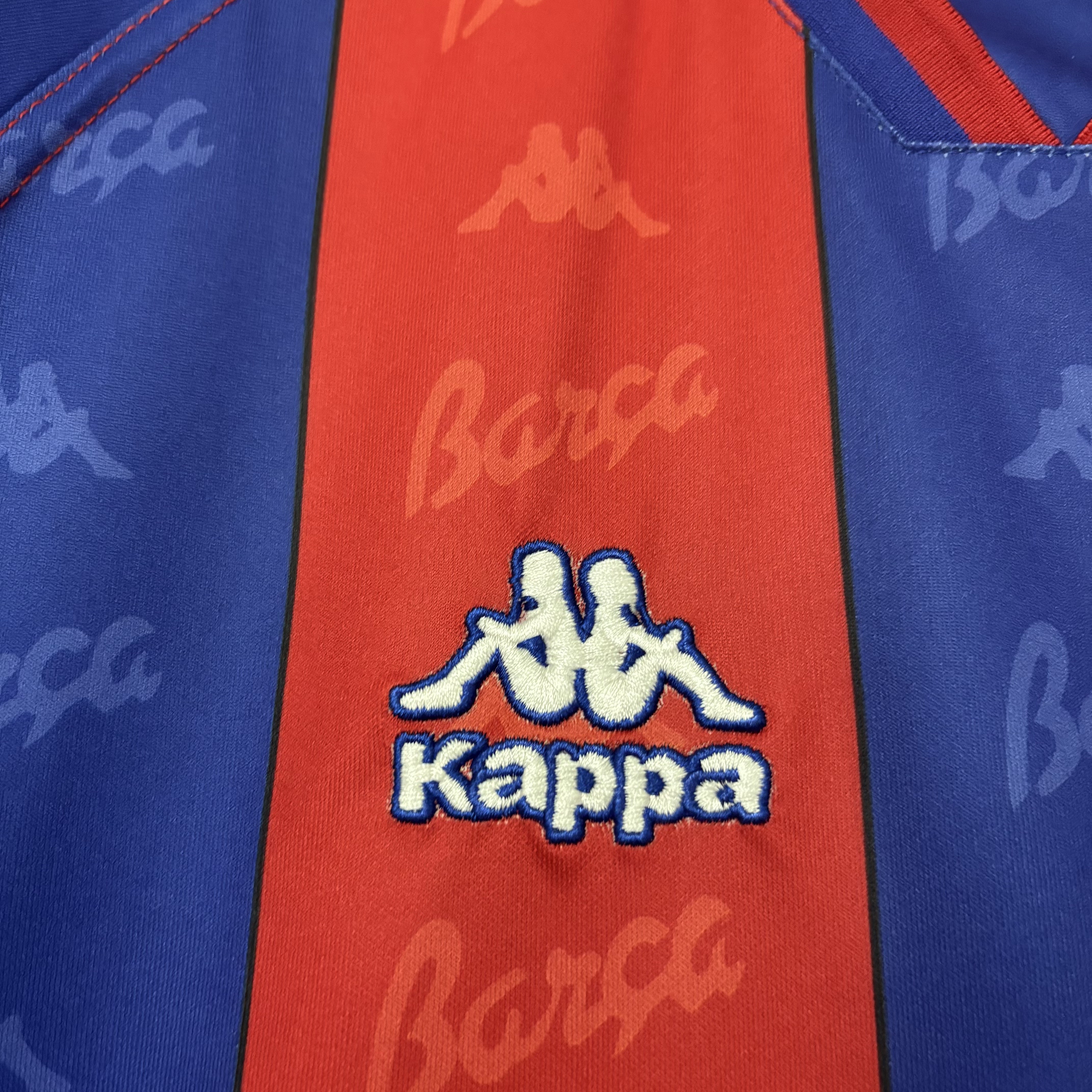 Barcelona 95/97 Mens Retro Long Sleeve Home Jersey