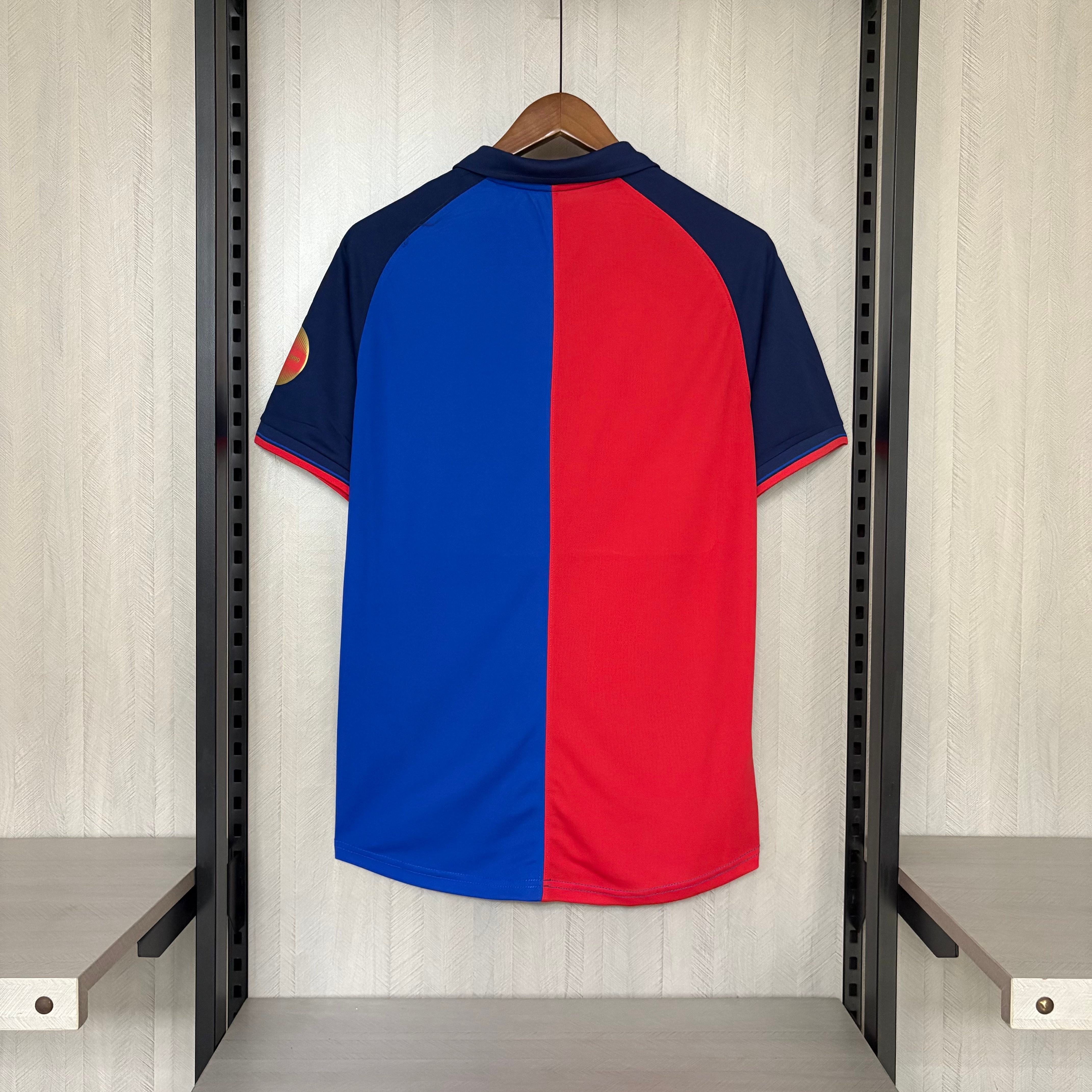 Barcelona 99/00 Mens Retro 100th Anniversary Home Jersey