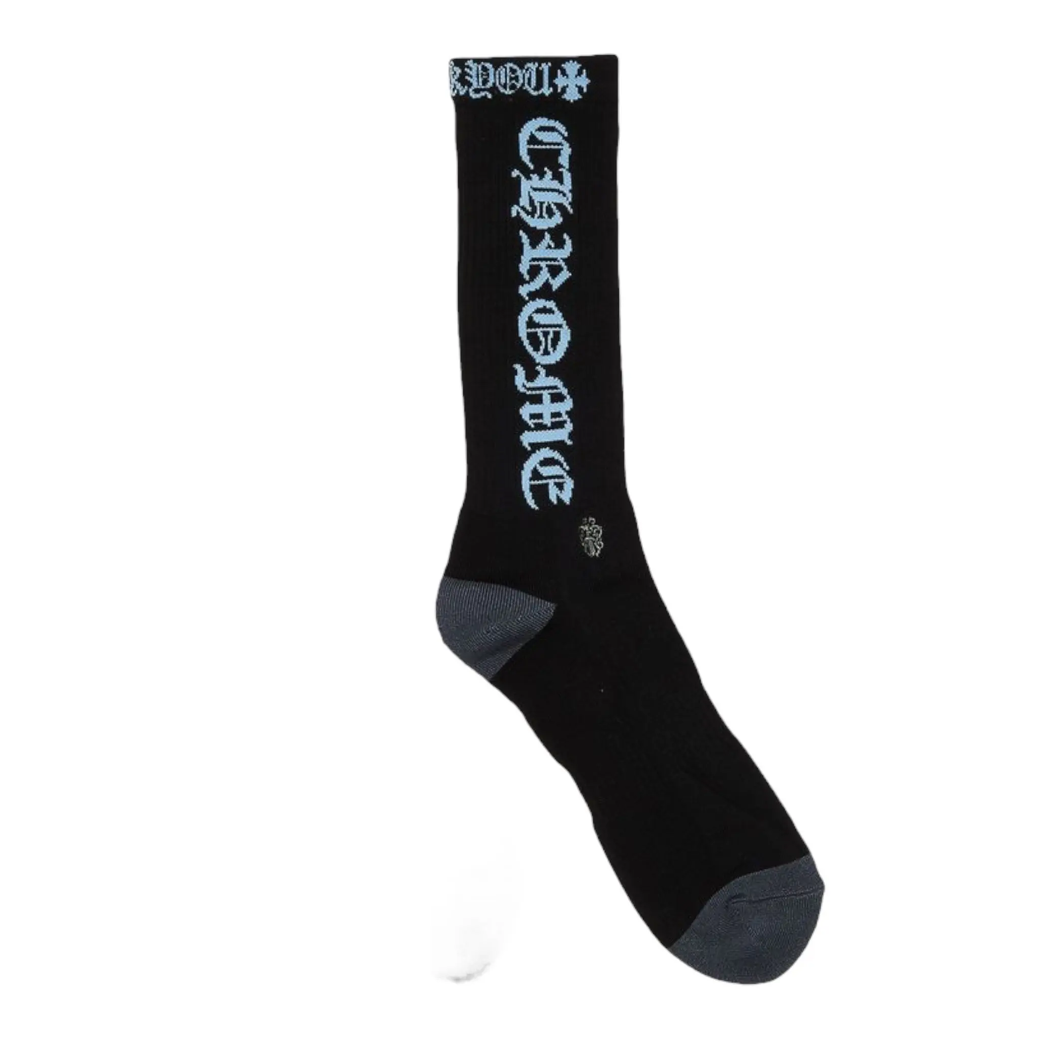 Chrome Hearts CH Socks Black Blue Logo/ White Logo/Yellow Logo