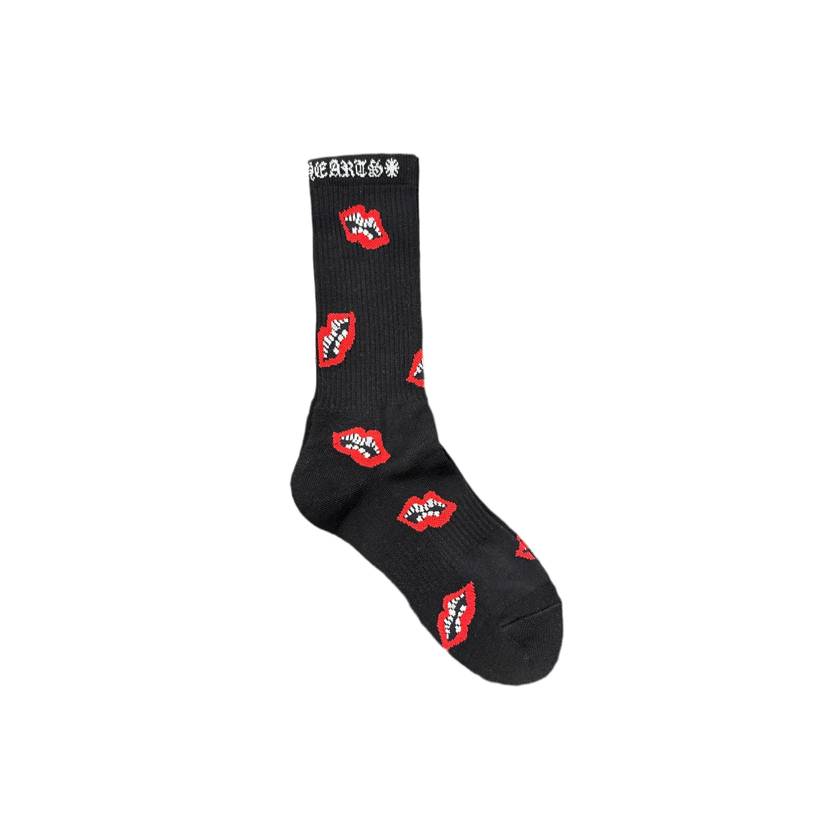 Chrome Hearts Chomper Socks Red/Black/White