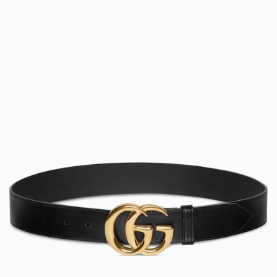 Gucci GG Marmont Wide Belt with Shiny Buckle 01