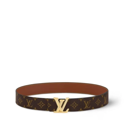 Louis Vuitton LV Gold-toned Dimension Buckle 40mm Reversible Belt Monogram 01