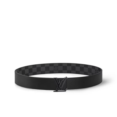 Louis Vuitton LV Initials 40mm Reversible Belt Graphite 02