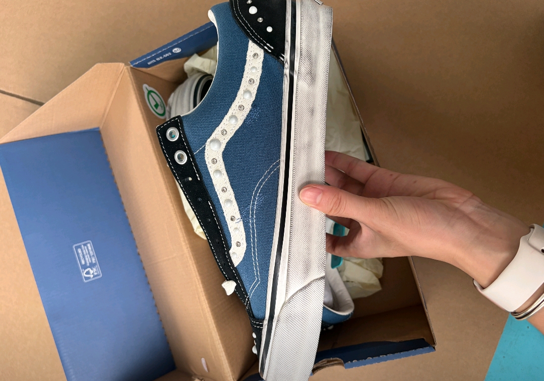 Vans LX Old Skool 36 Pearlized Pack Black Navy review Heath