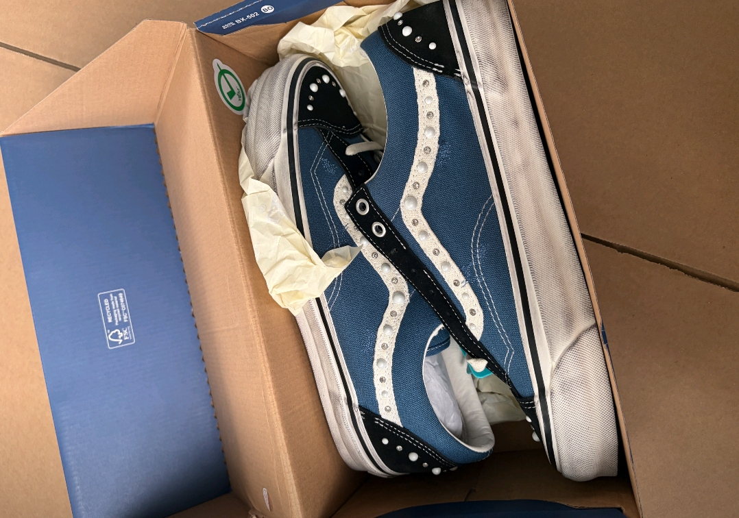 Vans LX Old Skool 36 Pearlized Pack Black Navy review Oren