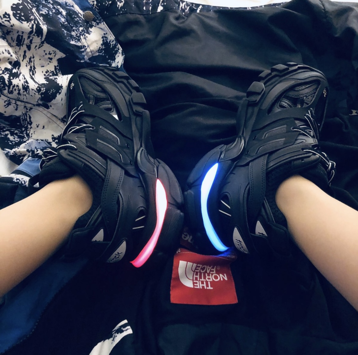 Balenciaga Track LED Sneaker Black review NICOLE