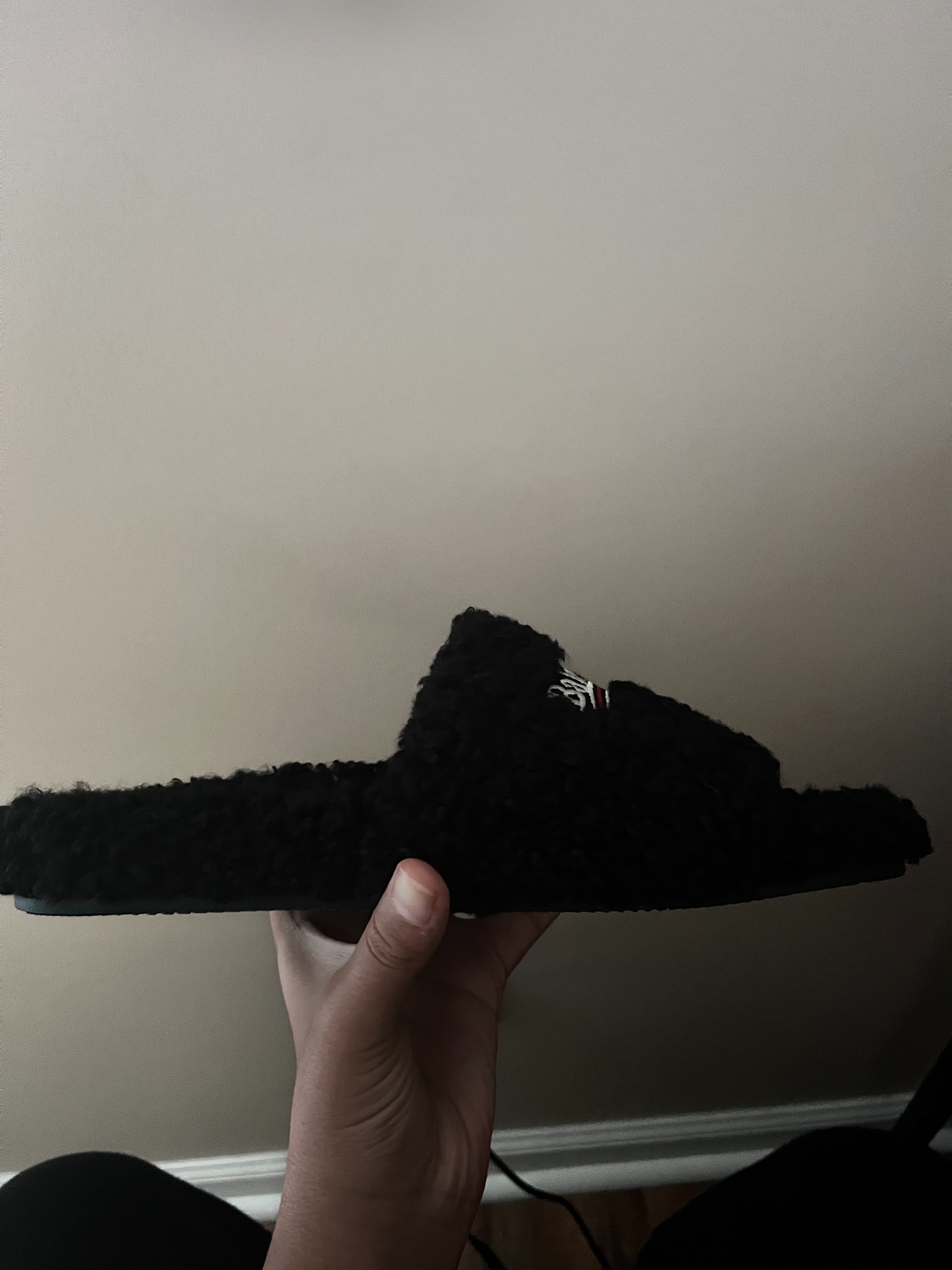 Balenciaga Furry Slides Black Coke review 3***k 04