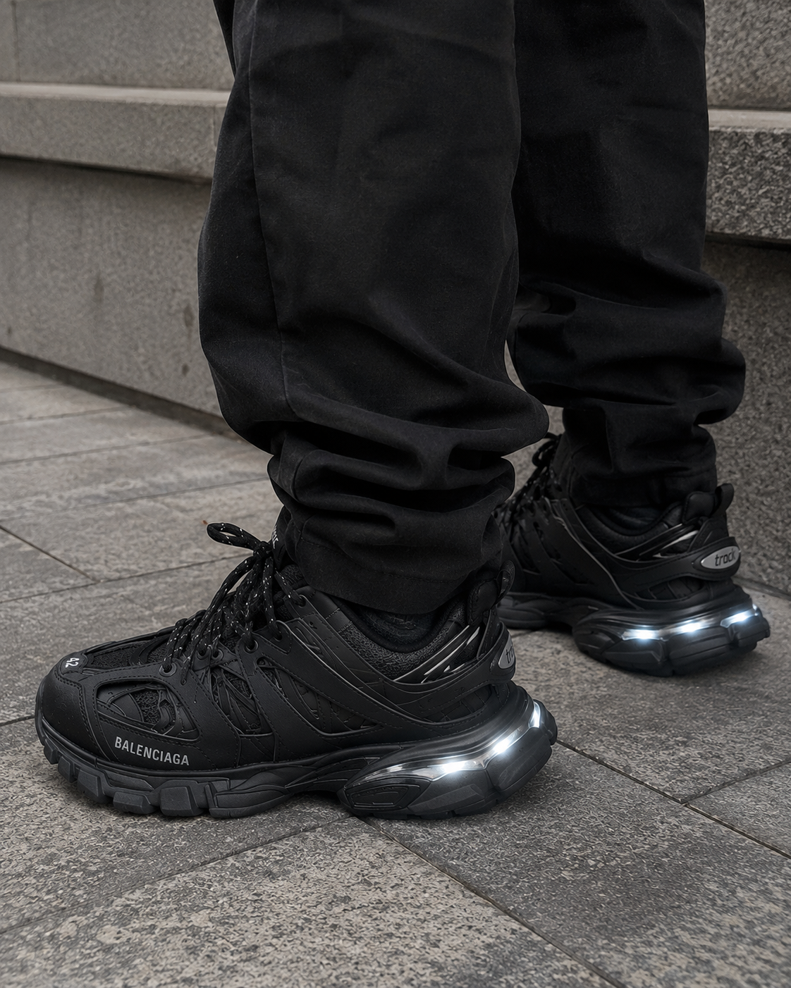 Balenciaga Track LED Sneaker Black review Kiko