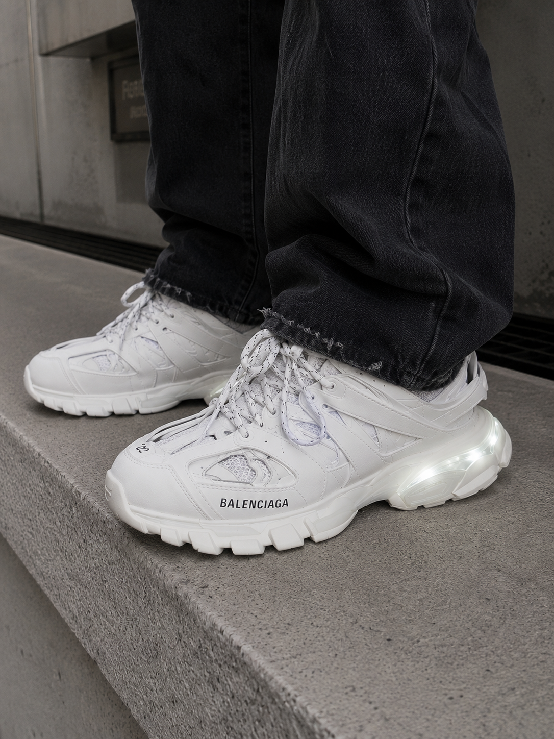 Balenciaga Track LED Sneaker White 542436 W1GB7 6509 review James W.