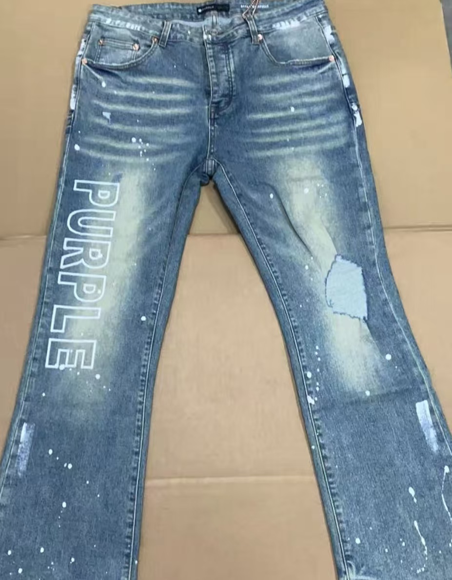 Purple Brand Vintage Washed Distressed Bootcut Denim Jeans PU193 review Daniel R.