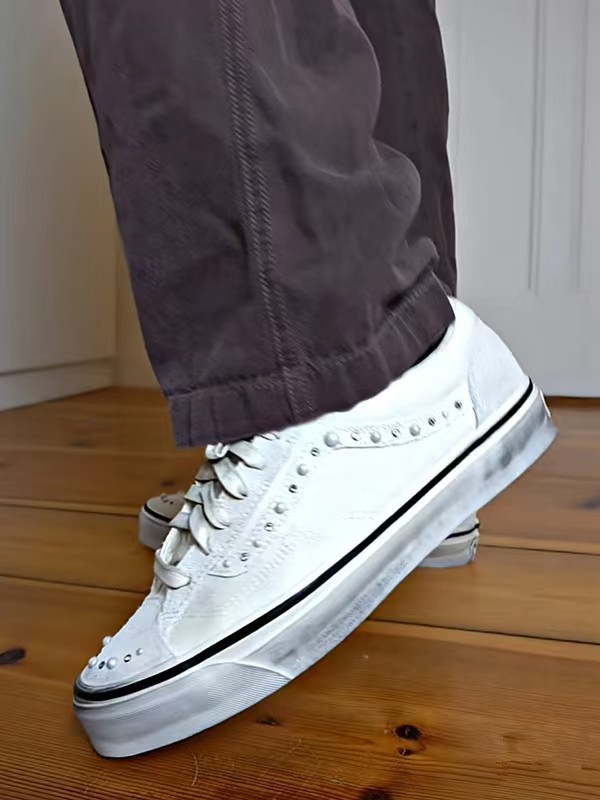 Vans Old Skool 36 LX Pearlized Pack Marshmallow White review Emily J. 00