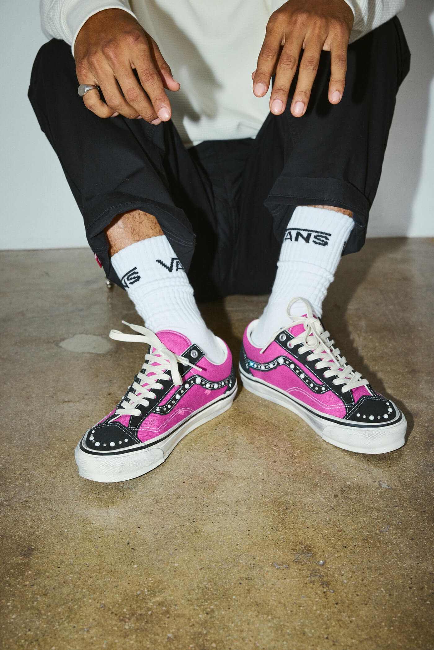 Vans OTW Old Skool 36 Pearlized Pack Pink Black review Janson