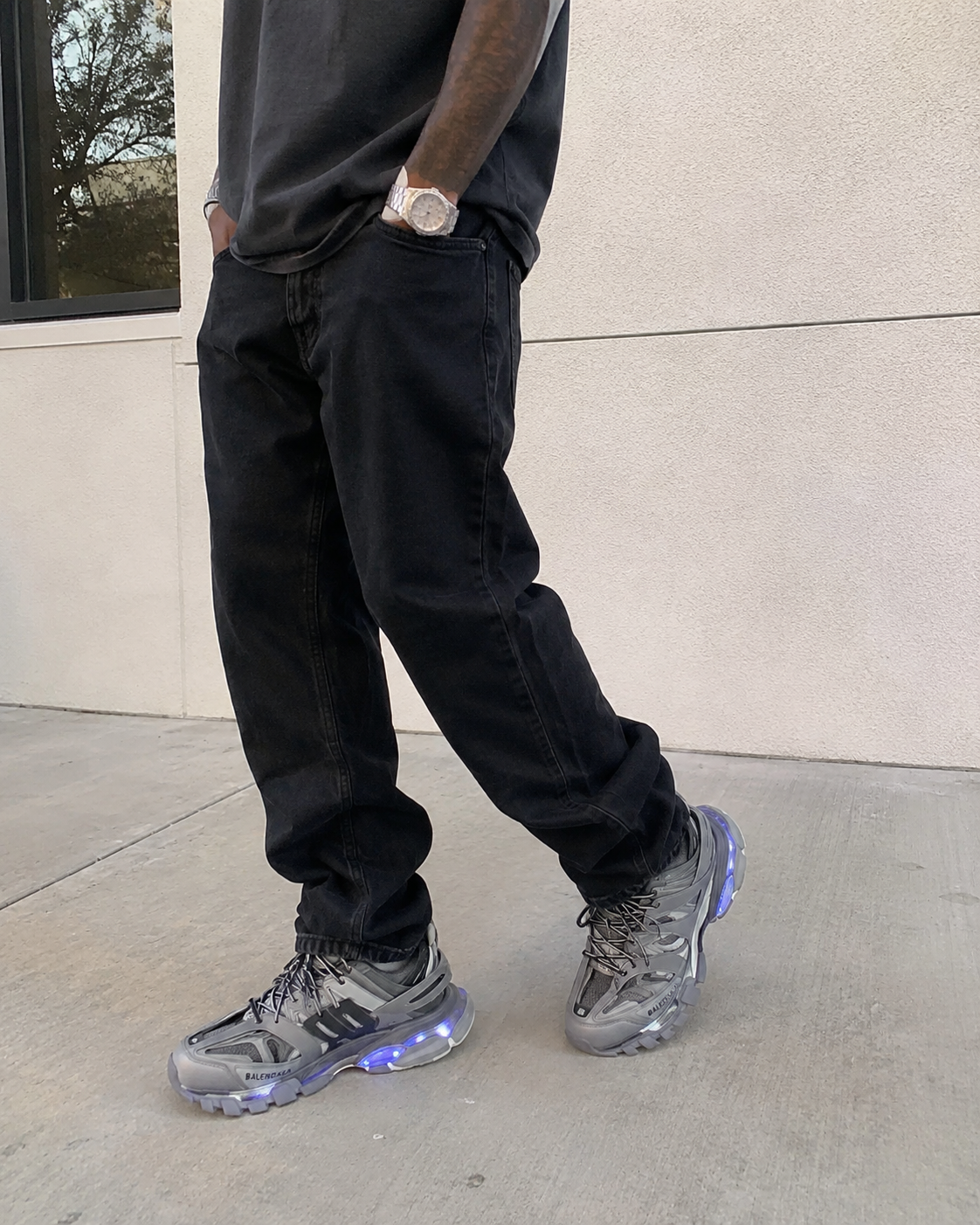 Balenciaga Track LED Sneaker Grey review Michael