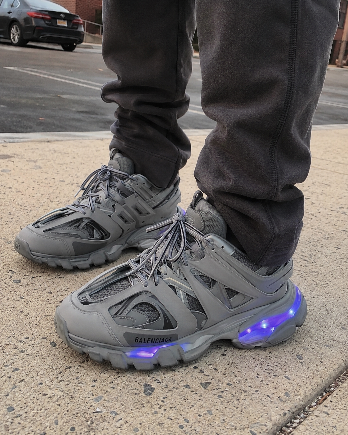 Balenciaga Track LED Sneaker Grey review Christopher