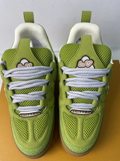 WBC Shoes QC Photos: Louis Vuitton Skate Green White