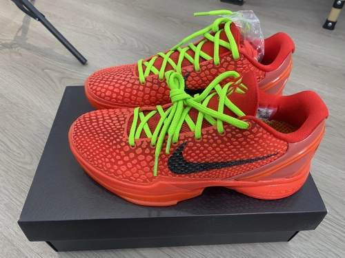 WBCShoes QC Photos: Nike Kobe 6 Protro Reverse Grinch