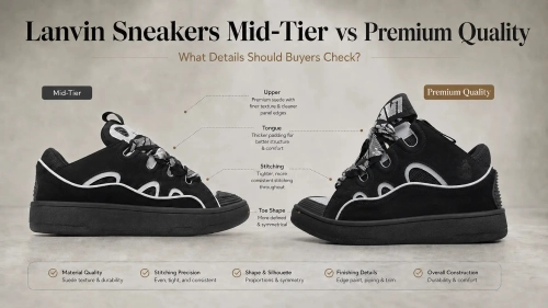 Lanvin Sneakers Mid-Tier vs Premium Quality: What Details Should Buyers Check?