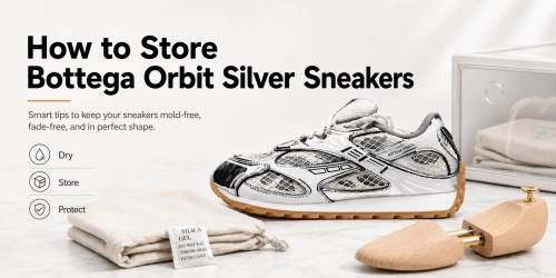How to Store Bottega Veneta Orbit Silver Sneakers Without Mold or Fading