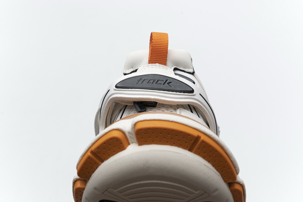 Balenciaga Track LED White Orange 542436 W1GB7 9059 
