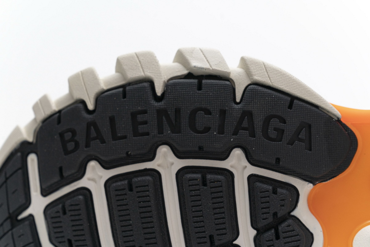 Balenciaga Track LED White Orange 542436 W1GB7 9059 