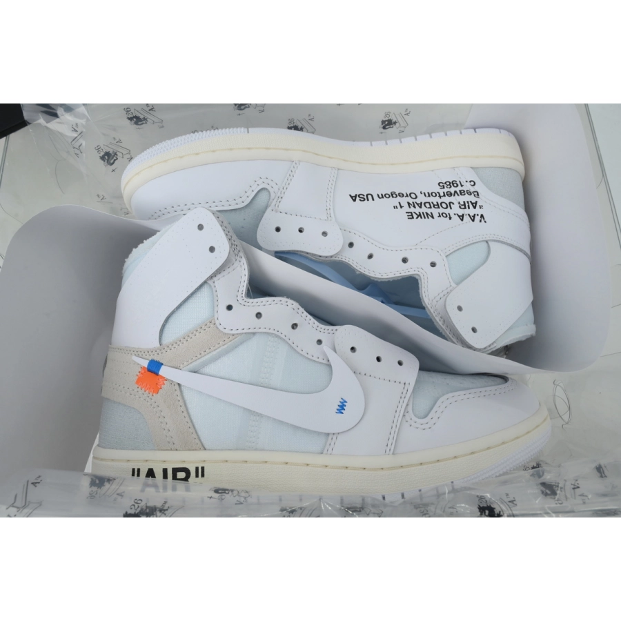 APEX Off-White x Air Jordan 1 Retro High OG 'Alaska'AA3834-100 