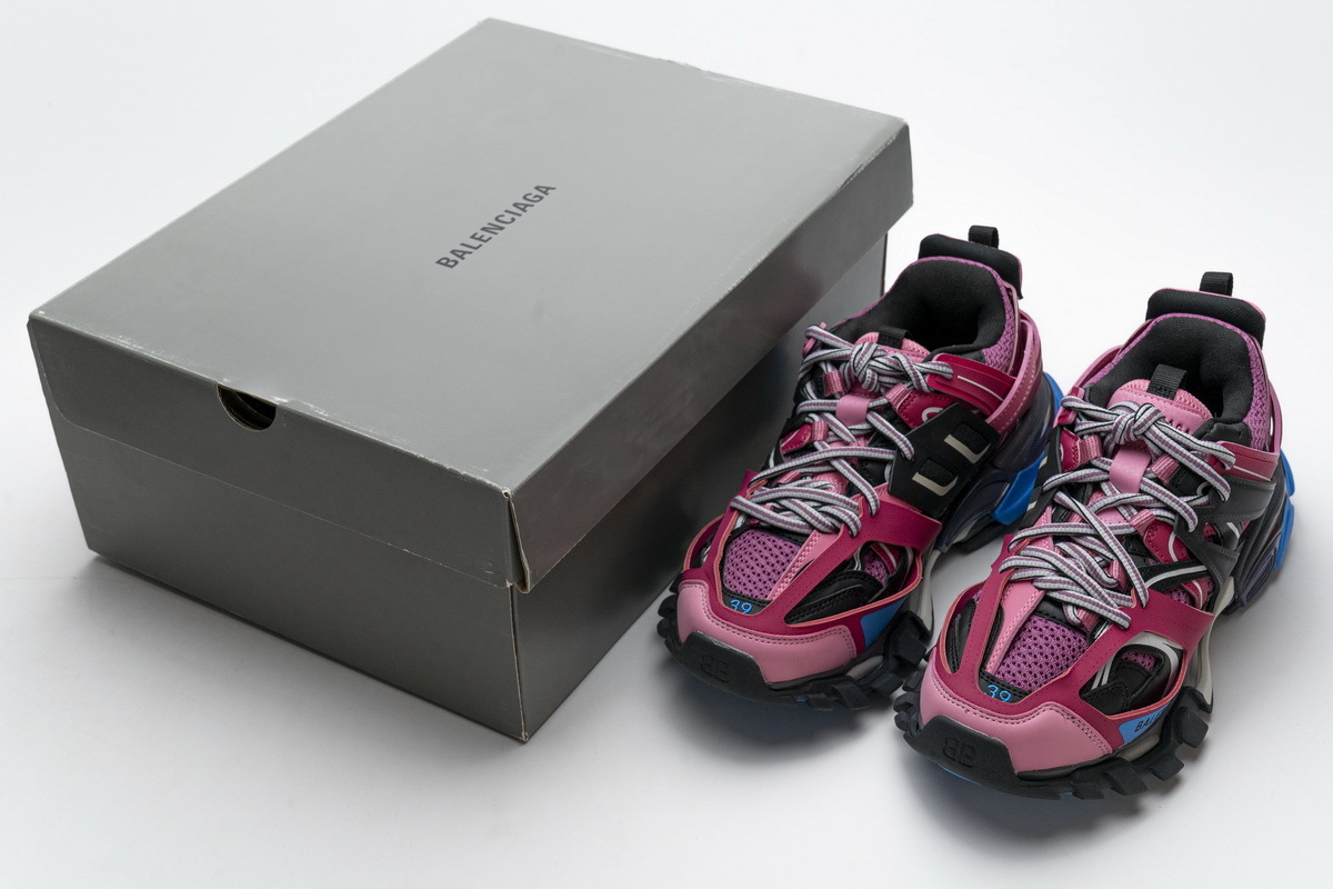 Balenciaga Track Black Purplish Red 542436 W1GB7 5482