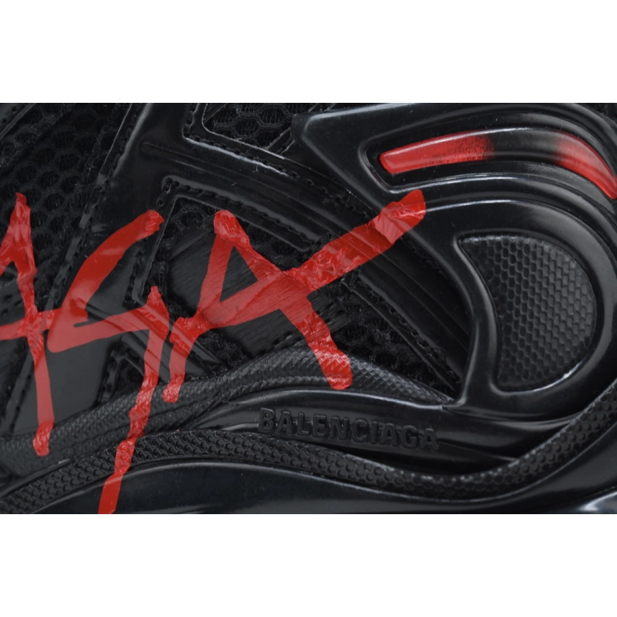 Balenciaga Runner Black And Red Characters
