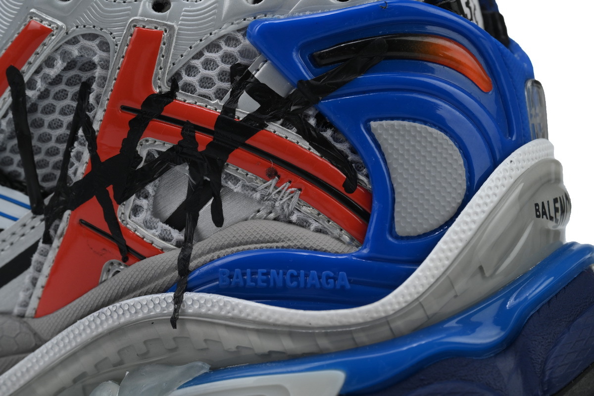 Balenciaga Runner Graffiti Sneakers Multicolor Grey Red Blue 677403 W3RBQ 1264
