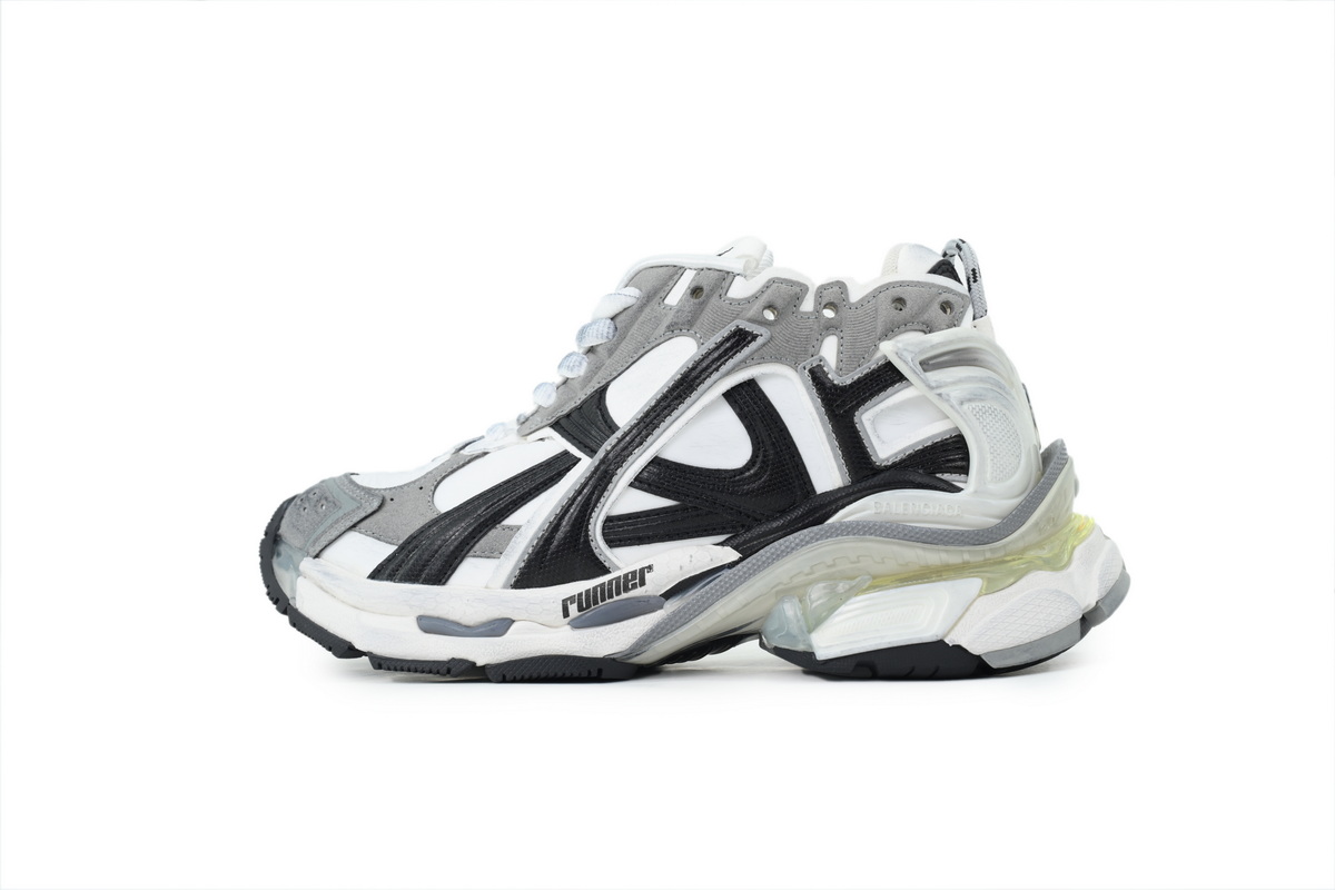 Balenciaga Runner LED Grey And Red 853223 WRNLD 9012 