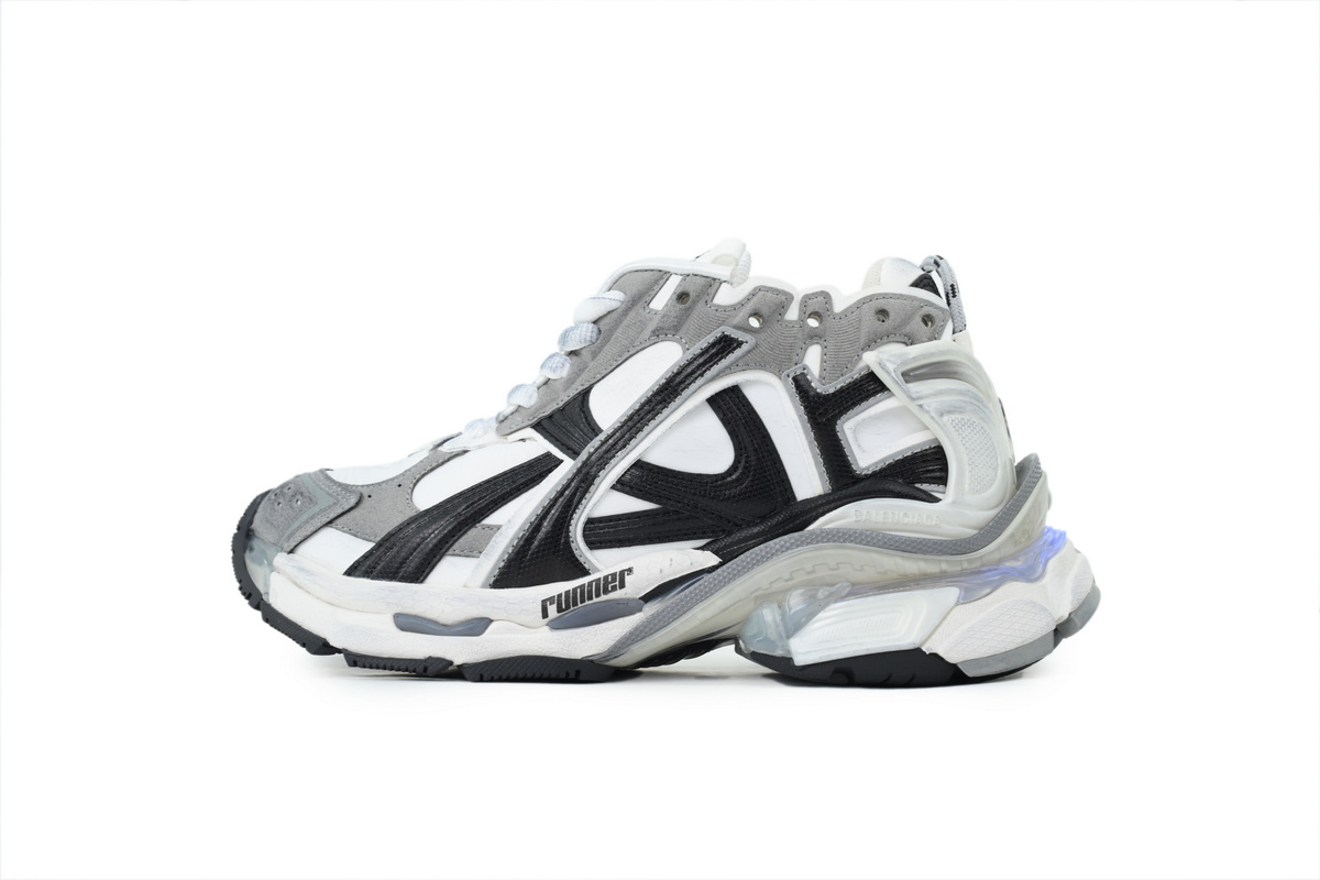 Balenciaga Runner LED Grey And Red 853223 WRNLD 9012 