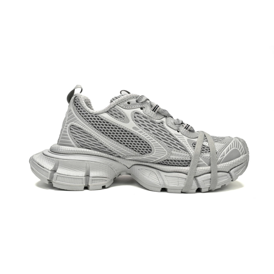 Balenciaga 3XL Silver Light Gray 734731 W3XLR 1281 