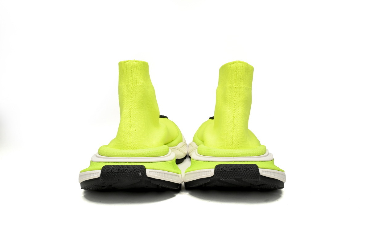 Balenciaga 3XL Sock Fluo Yellow 758429 W2DG1 7090 