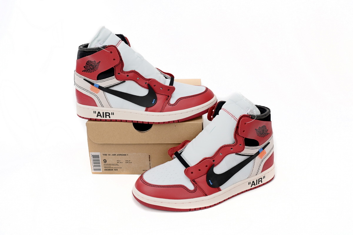 APEX OFF-WHITE x Air Jordan 1 High OG 10X“Chicago” AA3834-101