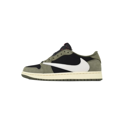 APEX Travis Scott x Air Jordan 1 Low OG SP 'Black Olive'DM7866-002 01