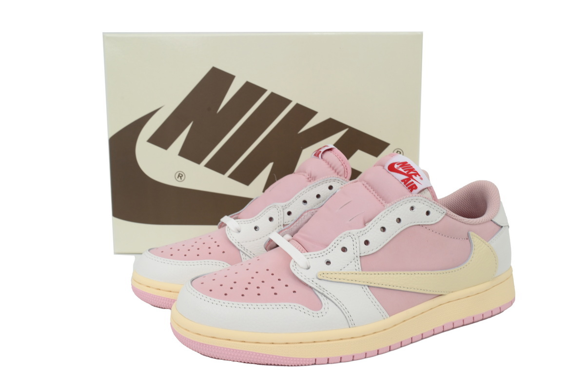 APEX Travis Scott x Air Jordan 1 Low OG White Pink DM7866-600