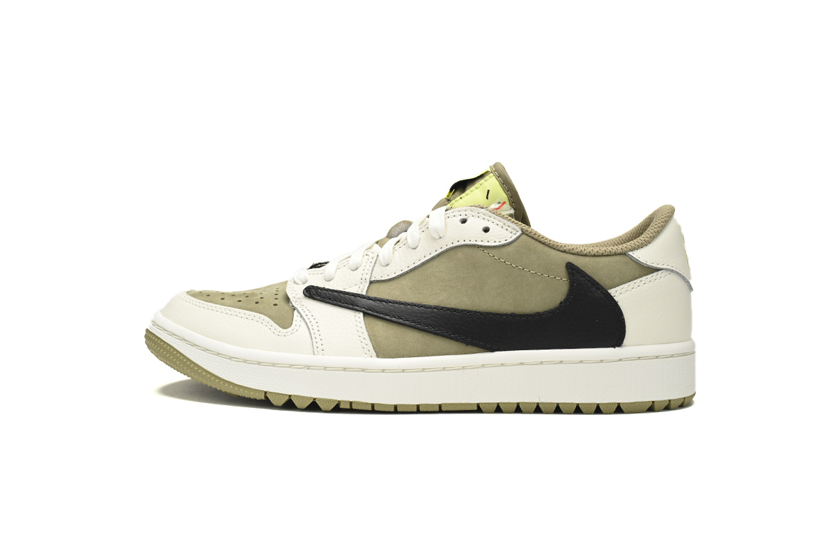 APEX Travis Scott x Air Jordan 1 Low Black, White, Green FZ3124-200